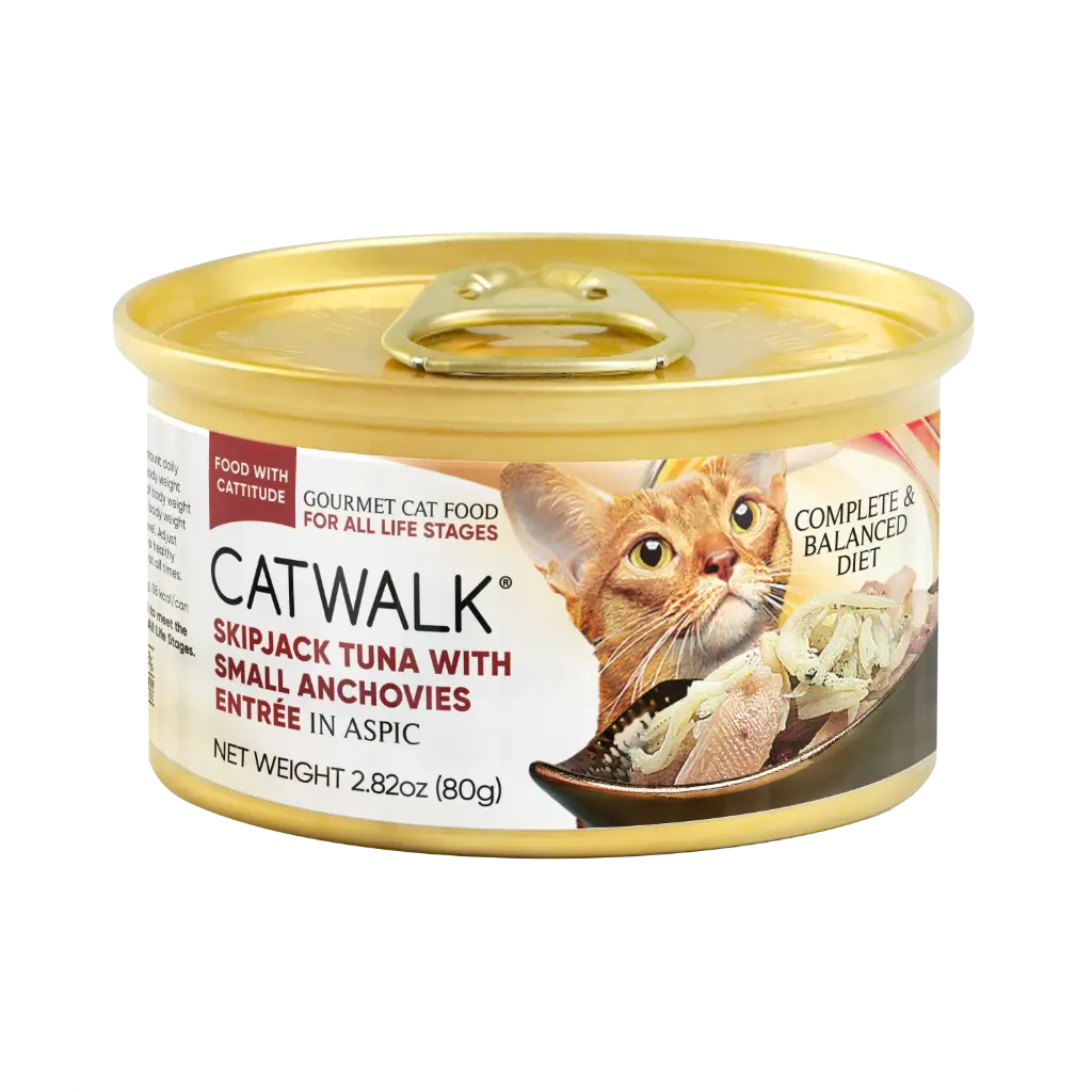 Catwalk｜正鰹鮪魚佐小鯷魚主食罐 / 24 罐裝