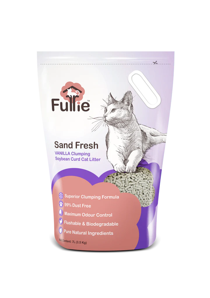 Furrie｜凝結型黃豆／豆腐貓砂 – 香草 7L／1 包