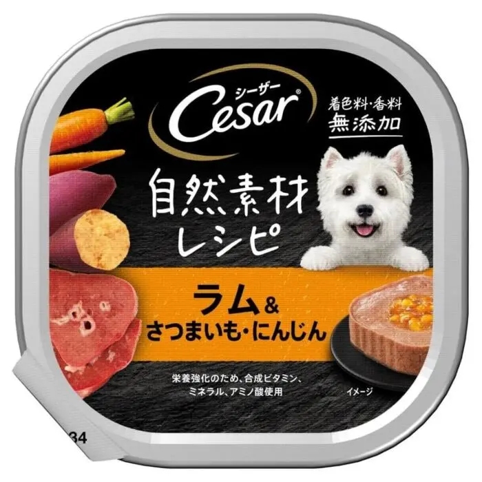 Cesar｜狗濕糧 – 自然素材 – 羔羊肉、地瓜與紅蘿蔔 85g