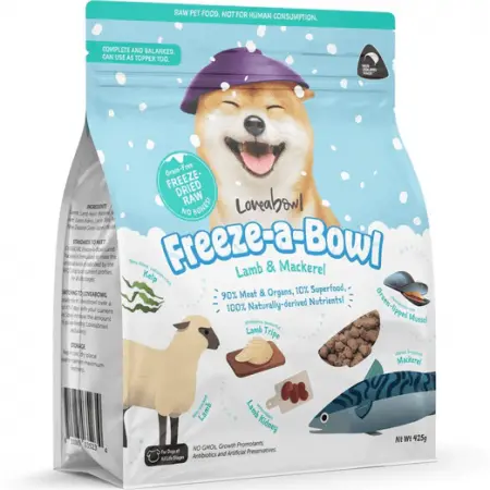 Loveabowl｜犬糧 Freeze-A-Bowl – 羔羊肉與鯖魚  2 包裝