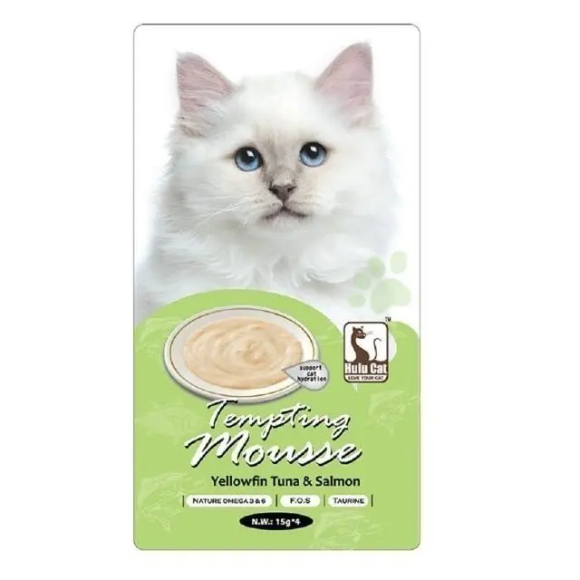 HuluCat｜鮪魚+鮭魚  6 包裝