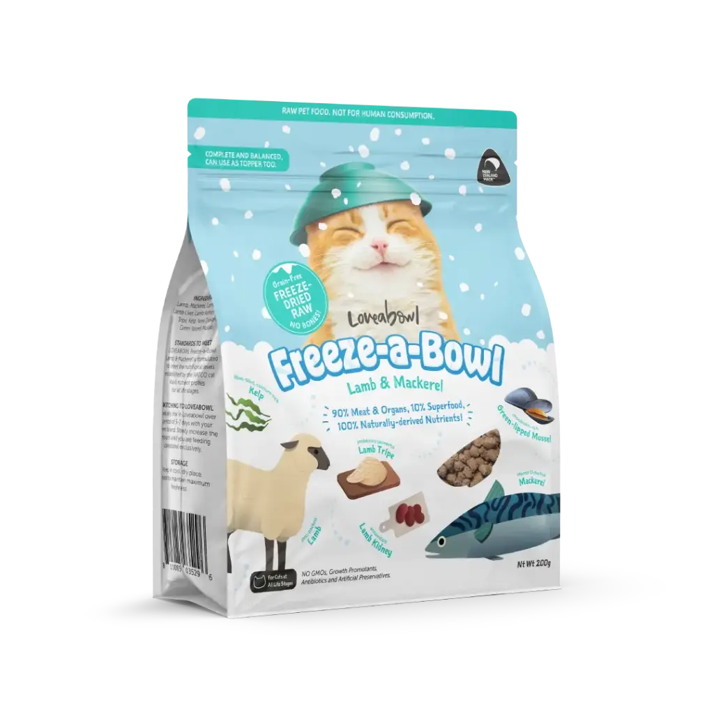 Loveabowl｜羔羊肉與鯖魚 200g  2 包裝