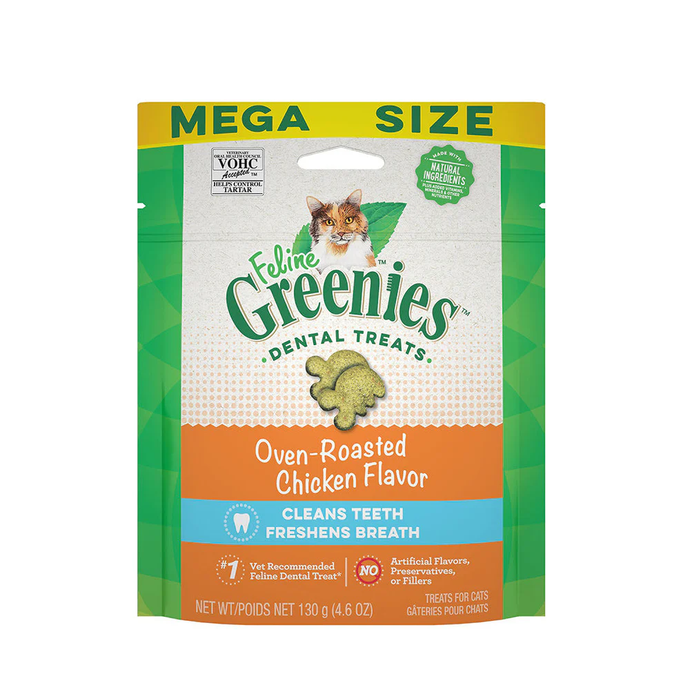 Greenies｜貓用牙齒保健零食 – 雞肉口味