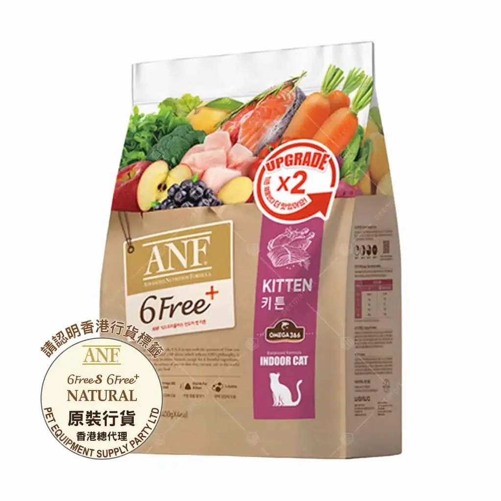 ANF | 6Free+ 室內幼貓免疫增強配方【增強免疫系統】6公斤