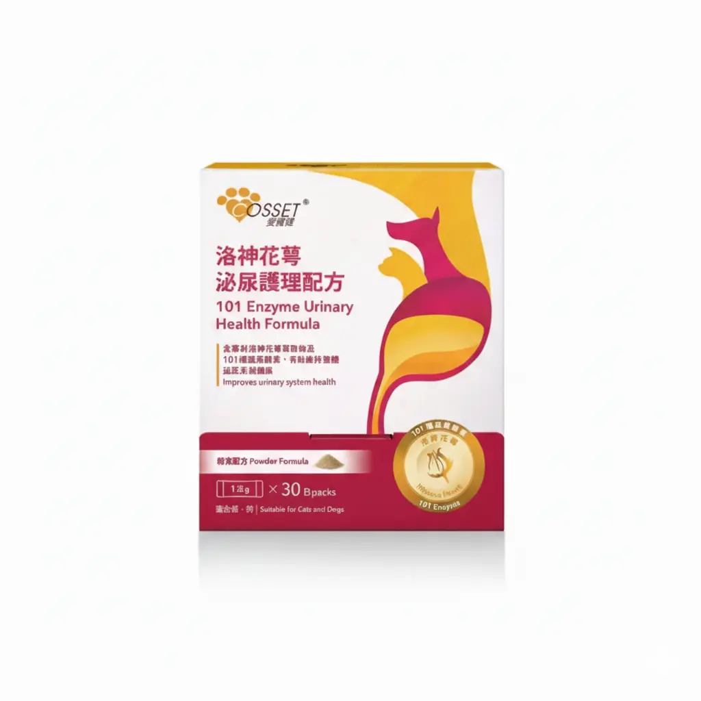 愛寵健 Cosset｜101 酶類泌尿健康配方 30包 – 適用於犬貓