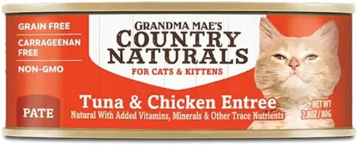 Grandma Mae's Country Naturals | 吞拿魚雞肉主食泥 – 24 罐裝