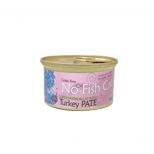 Grain-Free | No Fish Cat – 火雞滋味肉醬主食罐，意大利無穀物單一蛋白 / 24 罐裝