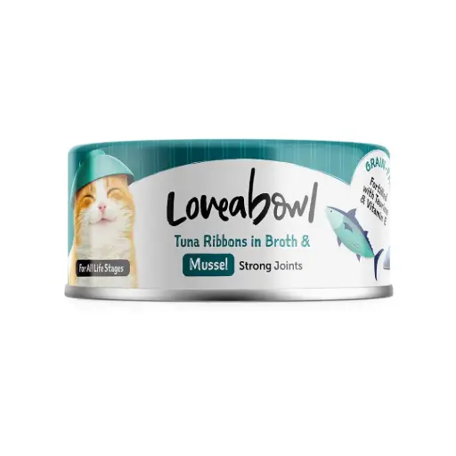 Loveabowl | 鮪魚絲湯罐附淡菜 / 24 罐裝