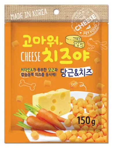 Natural O｜芝士胡蘿蔔狗小食（2包裝）