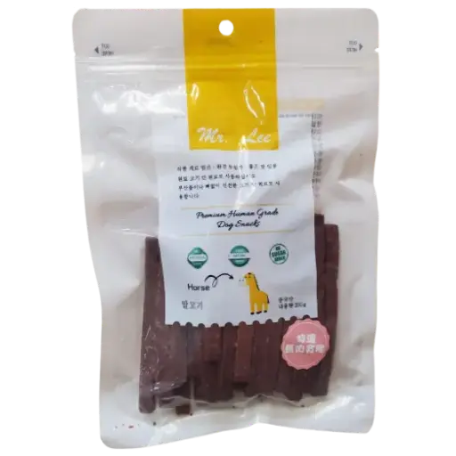 Mr. Lee｜特濃馬肉寬條 狗小食（2包裝）