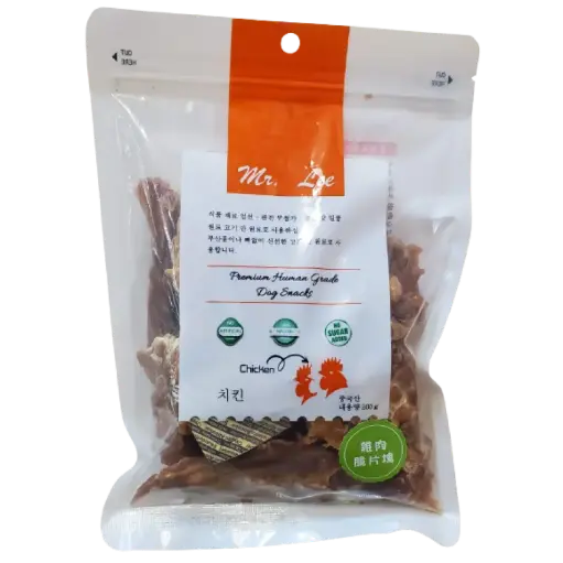 Mr. Lee｜雞肉脆片塊 狗小食（2包裝）