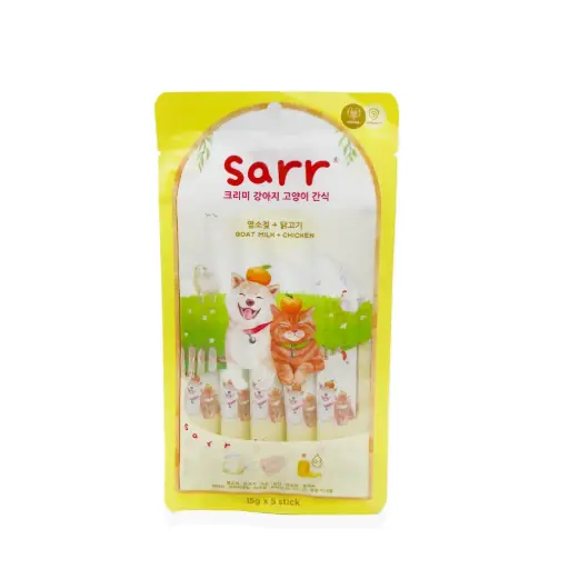 SARR｜北歐天然魚油肉泥條 – 羊奶+雞肉  6 包裝