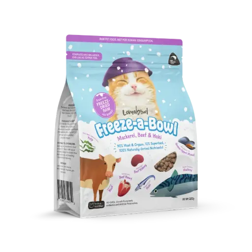 Loveabowl｜鯖魚、牛肉與霍基魚 85g  2 包裝