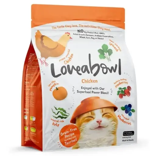 Loveabowl 囍碗｜貓糧Cat Food - 無穀雞肉Grain Free Chickenn (4.1KG)